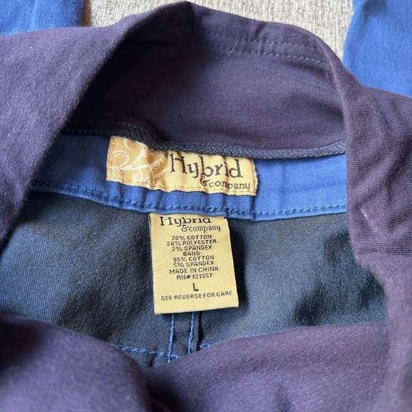 Hybrid & Company Maternity Capri High Waist Stretch Denim Capri, Large - Picture 6 of 9